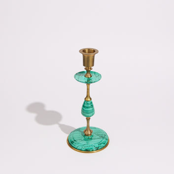 MALACHITE CANDLE STAND