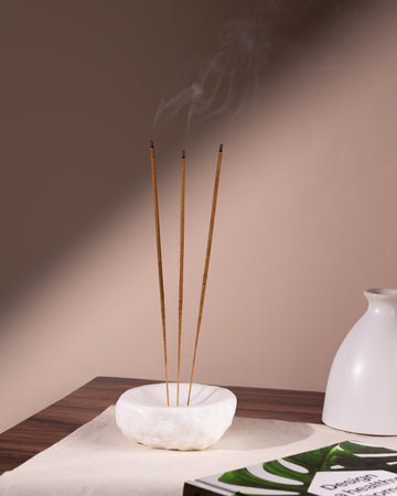 ROCK INCENSE STICK HOLDER