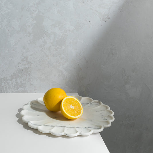 SCALLOPED PLATE