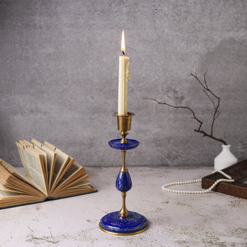 LAPIS LAZULI CANDLE STAND