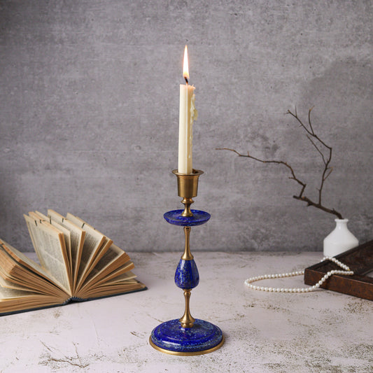 LAPIS LAZULI CANDLE STAND