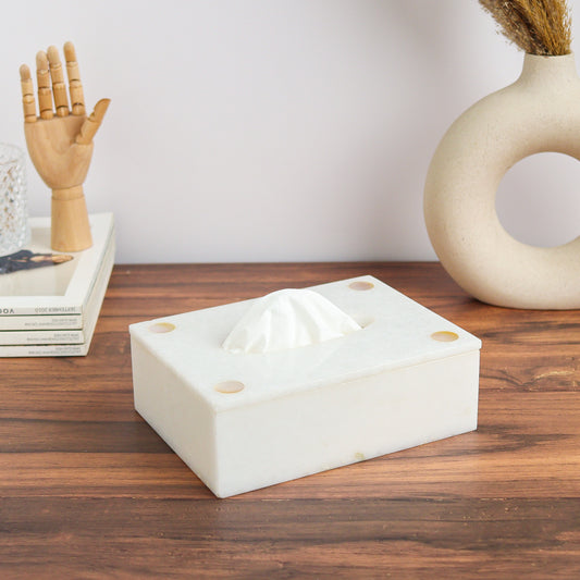 MARBLE TISSUE BOX