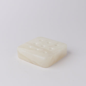 ALABASTER PENSTAND